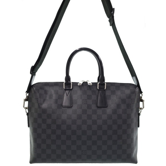 Louis Vuitton Porte Black Jour Bag PDJ Damier Document Graphite - Picture 1 of 8